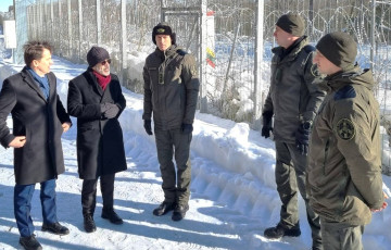 Литовско-белорусскую границу посетил глава МИД Португалии