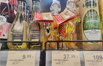 У Мінску знайшлі аліўкавы алей па 1000 рублёў за літр