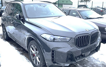 На мяжы з Беларуссю спынілі BMW