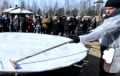 У Баранавічах спяклі блін-гігант