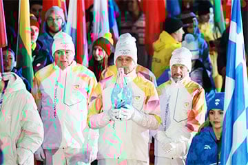 Закрыццё Алімпійскіх гульняў: фотарэпартаж