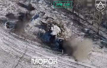 Украинские бойцы взорвали российский опорный пункт