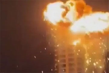 В Бахрейне иранский дрон попал в многоэтажку