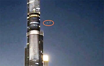 Возле самого высокого здания мира сбили иранский дрон