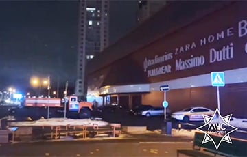 В минском ТЦ Dana Mall случился пожар