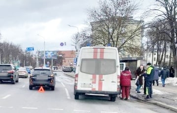 В центре Минска водитель наехал на пенсионерку