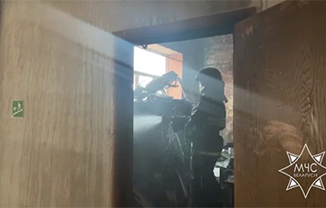 В университете в Гомеле произошел пожар