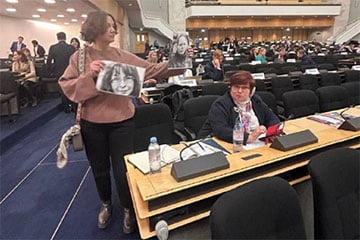 Portraits Of Political Prisoners Enraged The Representative Of Lukashenko's Delegation To The UN