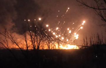 Грохот стоял всю ночь: ВСУ поразили склад ракет в оккупированном Должанске