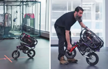 Создан робот-велосипед с искусственным интеллектом