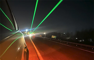 На участке трассы М1 появились лазеры