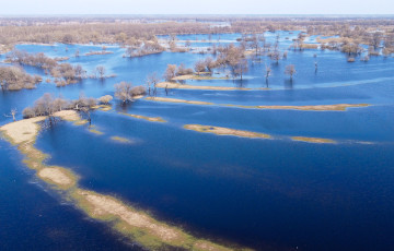 У трох абласцях Беларусі фіксуюцца падтопленні