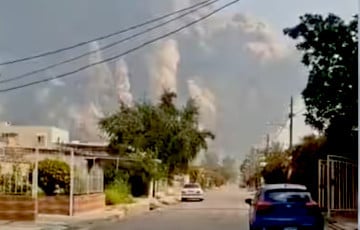В Иране сняли на видео мощнейший взрыв на тактической авиабазе в Дезфуле