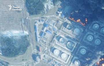 Сильный пожар: появились спутниковые фото последствий удара ВСУ по порту «Приморск»