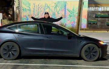 Электромобиль Tesla проехал от Тихого до Атлантического океана на автопилоте