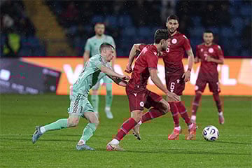 Сборная Беларуси по футболу обыграла Армению