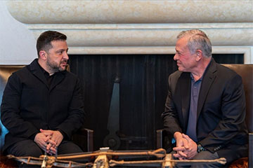 Зеленский раскрыл подробности встречи с королем Иордании