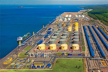 Спутники засняли новые очаги пожаров в порту Усть-Луга