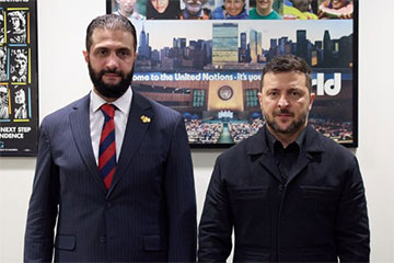 Зяленскі сустрэўся з прэзідэнтам Сірыі