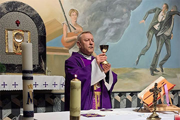 Каталіцкі святар з Вілейшчыны сустрэў Вялікдзень за кратамі