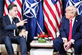 Трамп абмяркуе з генеральным сакратаром НАТА выхад ЗША з альянсу