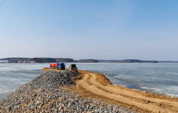 На Мінскім моры панізіўся ўзровень вады і змянілася берагавая лінія