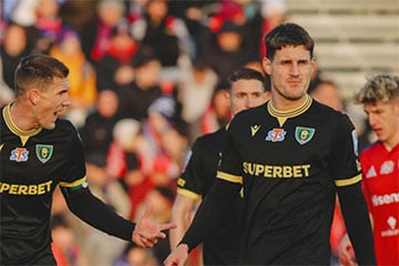 Белорус Шкурин забил за «Катовице» в матче с лидером чемпионата Польши