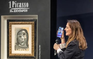 Жыхар Парыжа выйграў у дабрачыннай латарэі карціну Пікаса