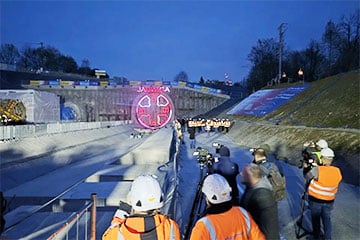 У Польшчы прабурылі найдаўжэйшы чыгуначны тунэль