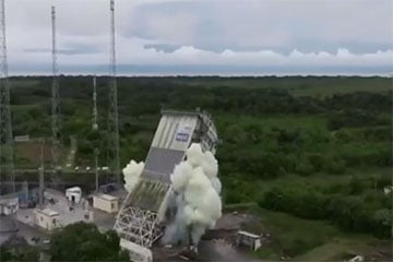 У Францыі ўзарвалі стартавую пляцоўку для расійскіх ракет «Саюз»