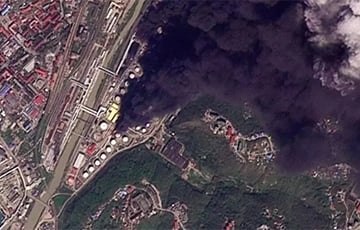 A Significant Part Of The Refinery In The Russian Town Of Tuapse Burned Out