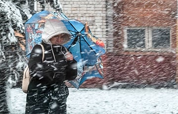 Утро в регионах Беларуси началось со снега