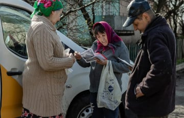 Украінскія паштальёны працягваюць працу пад абстрэламі