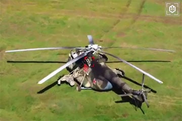 Украінскія беспілотнікі падбілі два расійскія верталёты ў Варонежскай вобласці