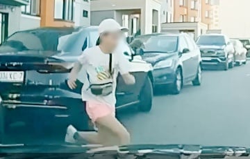 У Мінску кіроўца BMW збіў дзіця ў двары
