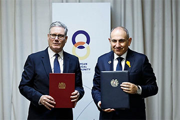 Британия подписала договор о стратегическом партнерстве с Арменией