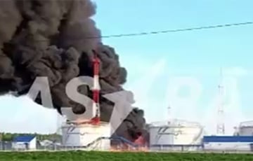 Под Москвой атакована и горит Солнечногорская наливная станция