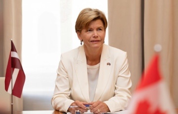 Кіраўніца МЗС Латвіі вытанчана патроліла расіян