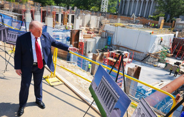 Бальная зала Трампа ў Белым доме — замаскіраваная крэпасць