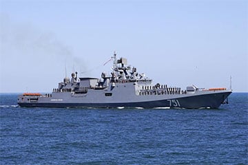 Беспілотнікі падбілі расійскі фрэгат «Адмірал Эсэн»