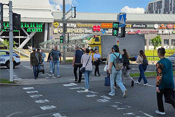 У Мінску з'явіліся незвычайныя святлафоры