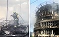 Россияне уничтожили ТРЦ «Квадрат» в Киеве: шокирующие кадры