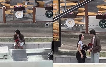 Цветы, дождь и ожидание ее: минчанка сняла самое трогательное видео со свидания