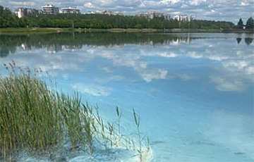Вада ў мінскай Цнянцы раптоўна змяніла колер