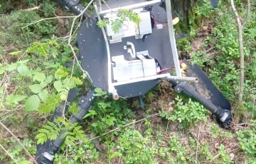 Літоўскія памежнікі збілі дрон, які ляцеў з боку Беларусі