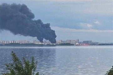 Спутниковые снимки раскрыли последствия атаки на нефтяной терминал в Санкт-Петербурге