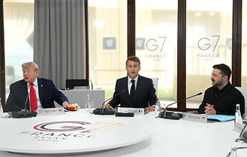 Лідары G7 амаль гадзіну чакалі Трампа, Макрона і Зяленскага
