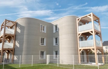 Во Франции построили самый большой в мире дом, напечатанный на 3D-принтере