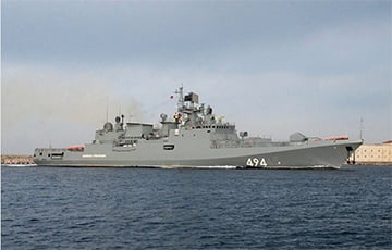 Расійскі фрэгат «Адмірал Грыгаравіч» зганьбіўся ў Ла-Маншы
