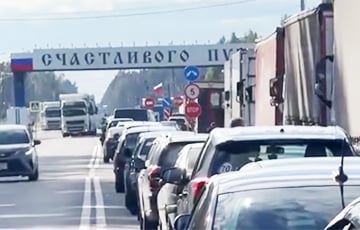 На границе России и Беларуси образовались огромные очереди